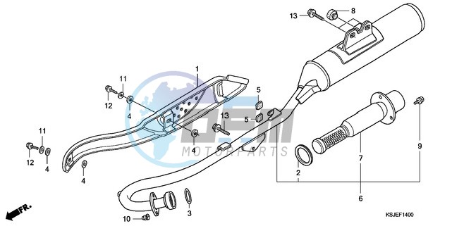 EXHAUST MUFFLER