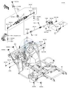 MULE SX KAF400JHF EU drawing Frame