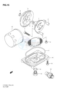 LT-F400 (P24) drawing OIL PUMP