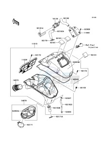 ER-6f EX650A8F GB XX (EU ME A(FRICA) drawing Air Cleaner