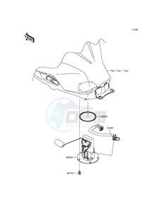 NINJA_300_ABS EX300BDF XX (EU ME A(FRICA) drawing Fuel Pump