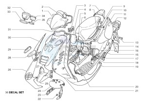 Ark LC Blue-Silver 125 drawing Protection covers