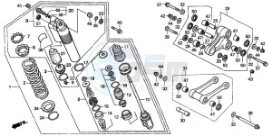 CR250R drawing REAR CUSHION (2)