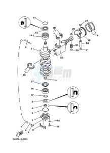 90TLR-2010 drawing CRANKSHAFT--PISTON