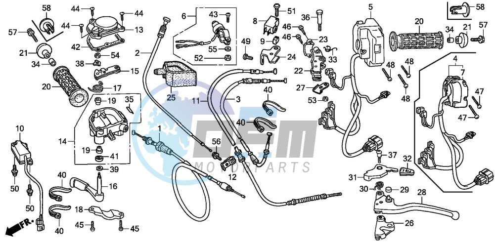 HANDLE LEVER/SWITCH/CABLE