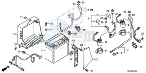 GL18009 NZ / AB NAV - (NZ / AB NAV) drawing BATTERY