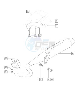 CLASSIC_XL 50 drawing Exhaust-seat