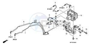 CB1300SA9 Australia - (U / ABS BCT MME TWO) drawing ABS MODULATOR