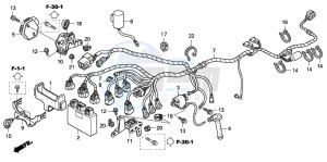 TRX450R drawing WIRE HARNESS (TRX450R6,7,8/ER6,7,8)