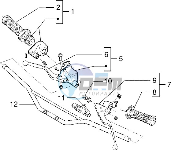 Handlebars component parts