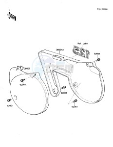 KX 125 A [KX125] (A7) [KX125] drawing SIDE COVERS -- 81 A7- -