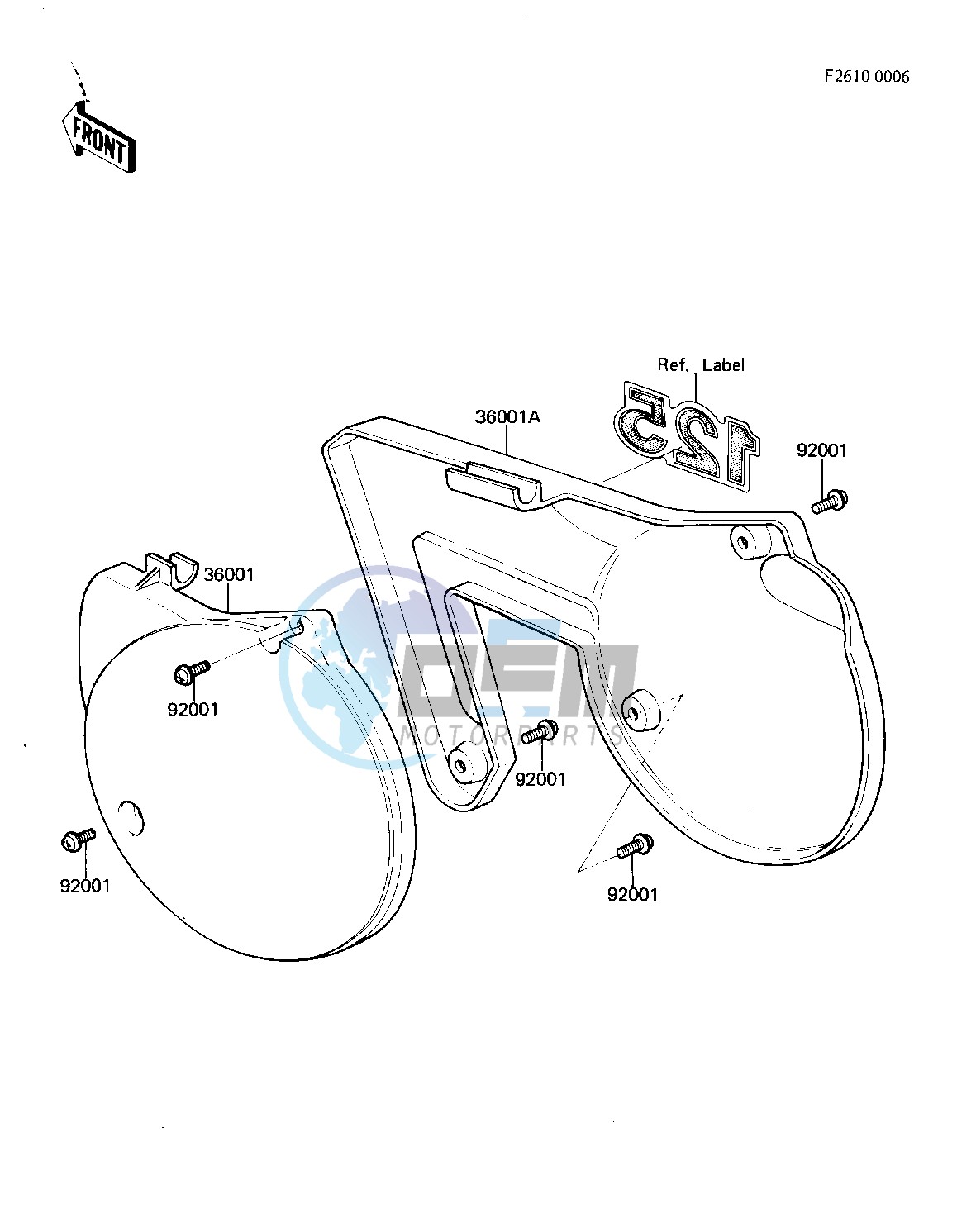 SIDE COVERS -- 81 A7- -