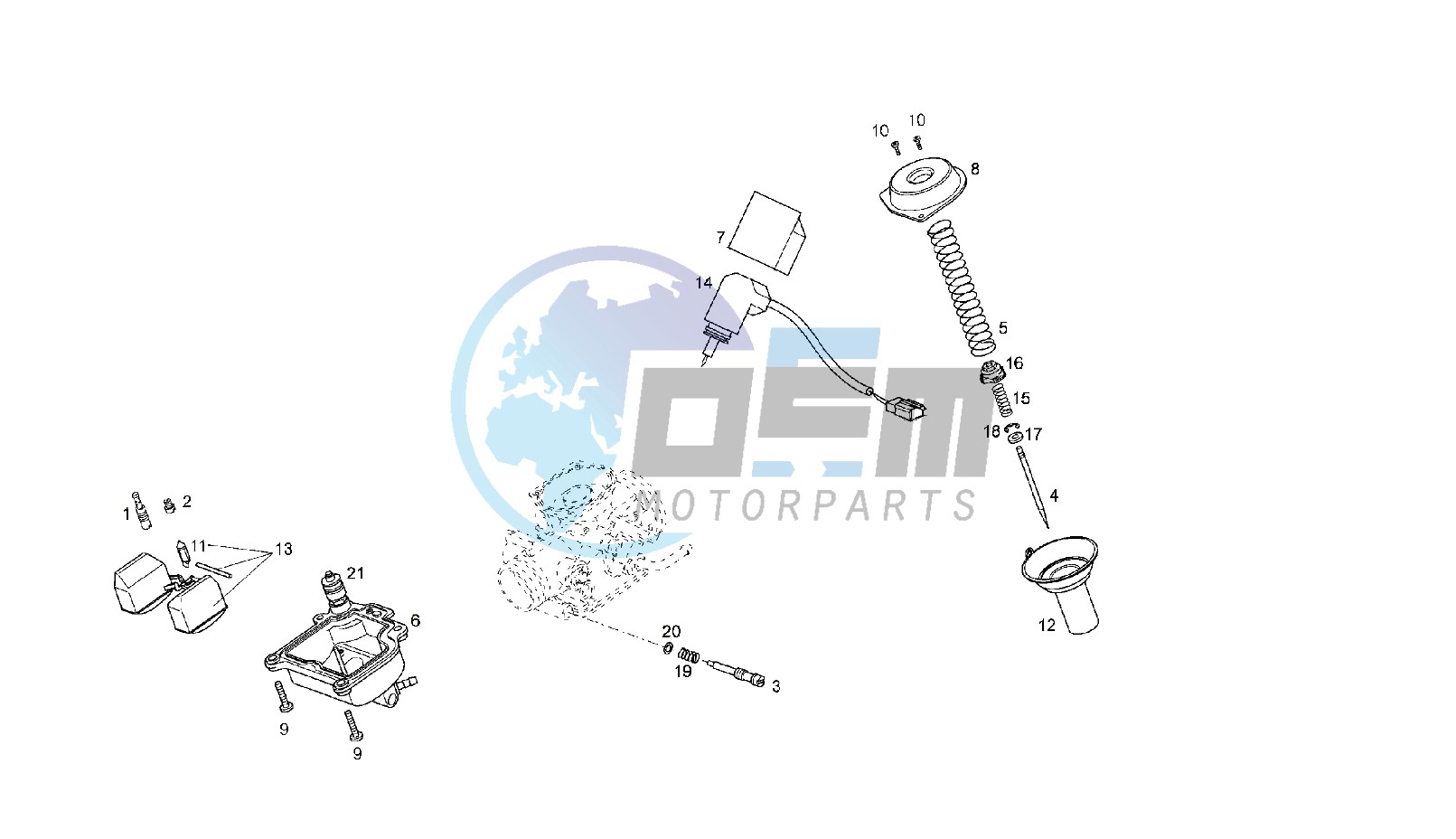 CARBURETOR REPAIR KIT 125