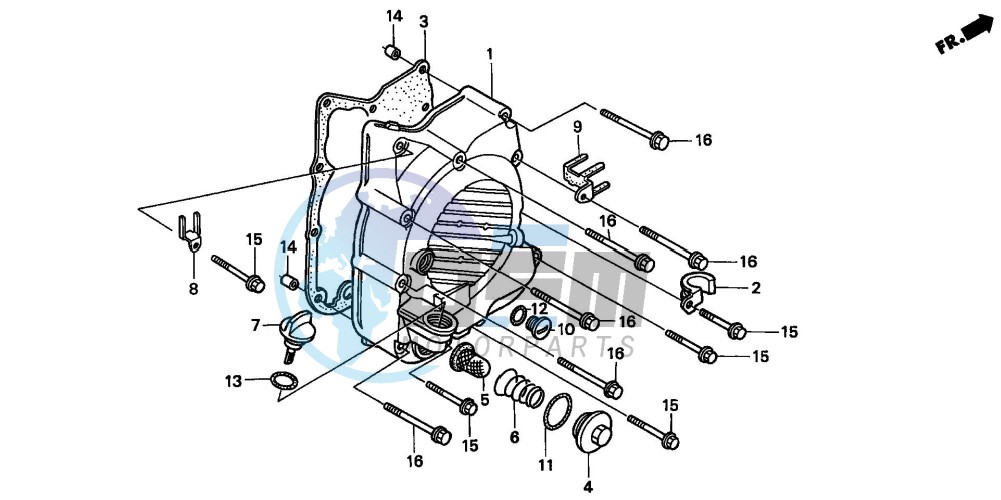 RIGHT CRANKCASE COVER