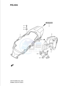 GSX-R1000 drawing FRAME CENTER COVER (MODEL L0)