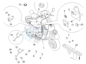 GTV 250 ie drawing Main cable harness