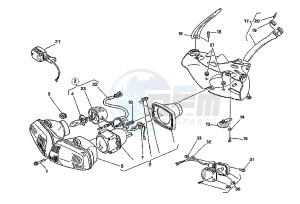 MITO EURO2 125 drawing HEADLIGHT