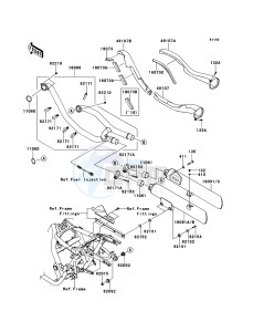 VN1700_CLASSIC_ABS VN1700FDF GB XX (EU ME A(FRICA) drawing Muffler(s)