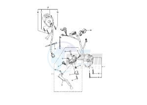 FZ6 600 drawing HANDLE SWITCH-LEVER