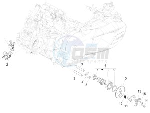 GTS 150 4T 3V IE ABS E4 (EMEA) drawing Rocking levers support unit