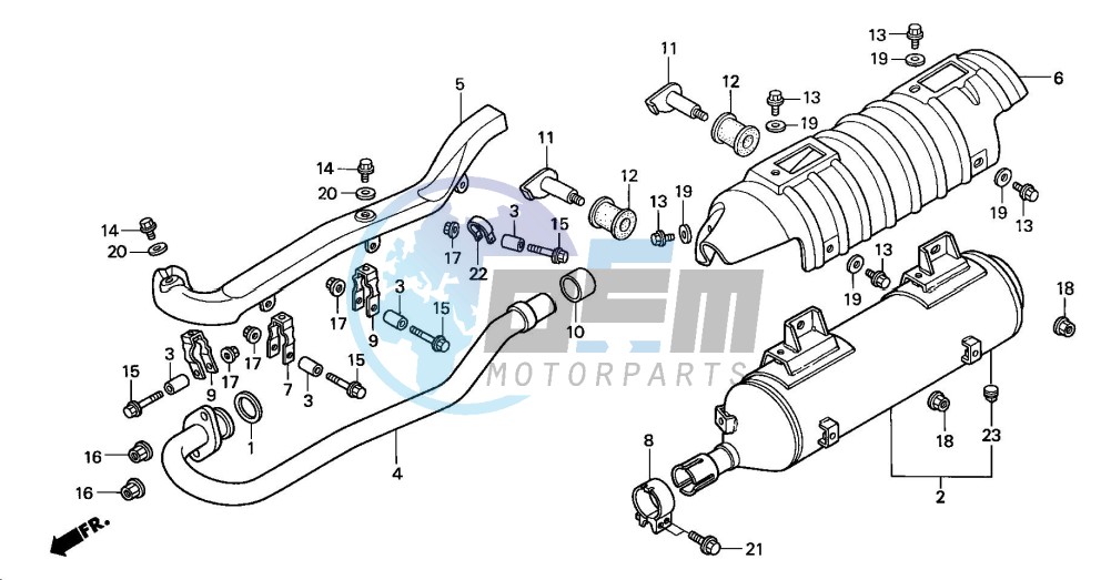 EXHAUST MUFFLER