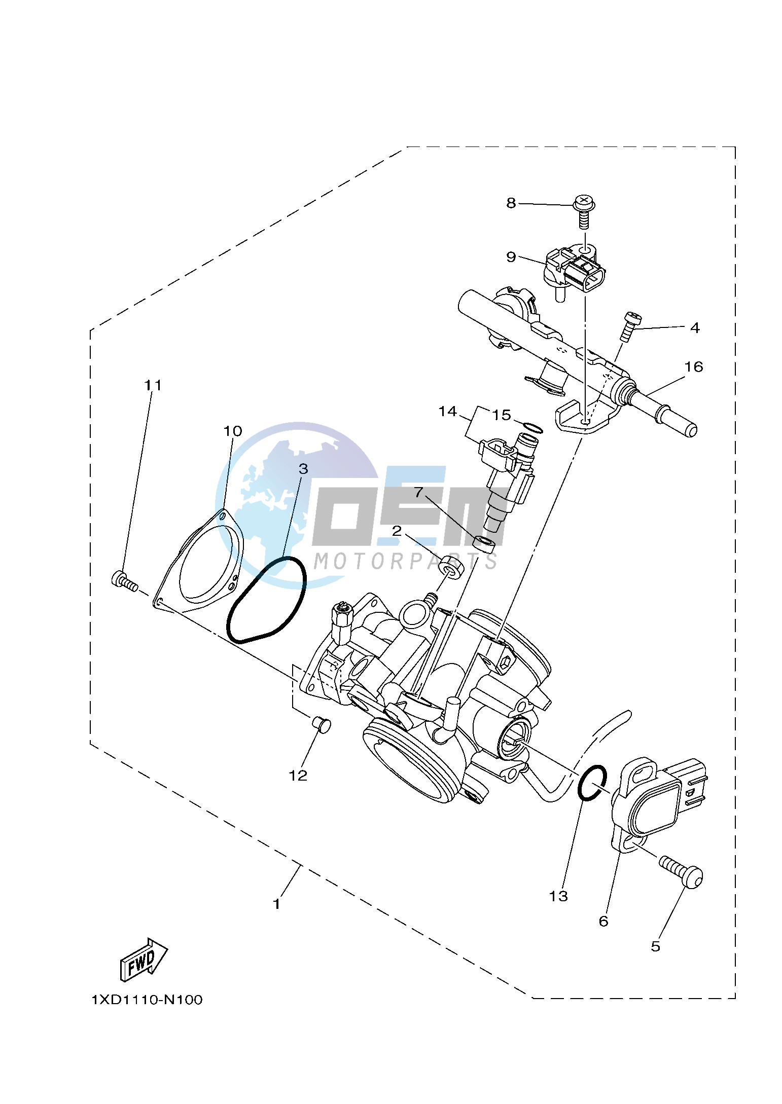 THROTTLE BODY ASSY 1