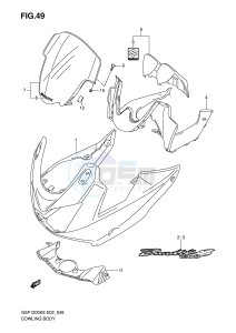 GSF1200 (E2) Bandit drawing COWLING (GSF1200S SA)