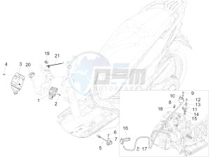 Liberty 125 iGet 4T 3V ie ABS (APAC) drawing Voltage Regulators - Electronic Control Units (ecu) - H.T. Coil