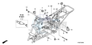 TRX90XC TRX90 ED drawing FRAME BODY