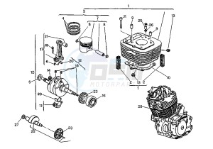 CANYON 500 drawing CRANKSHAFT-CYLINDER