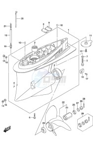 DF 150AS drawing Gear Case