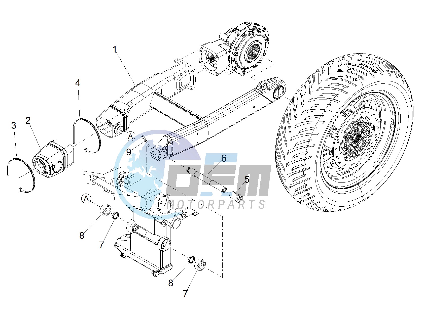 Swing arm