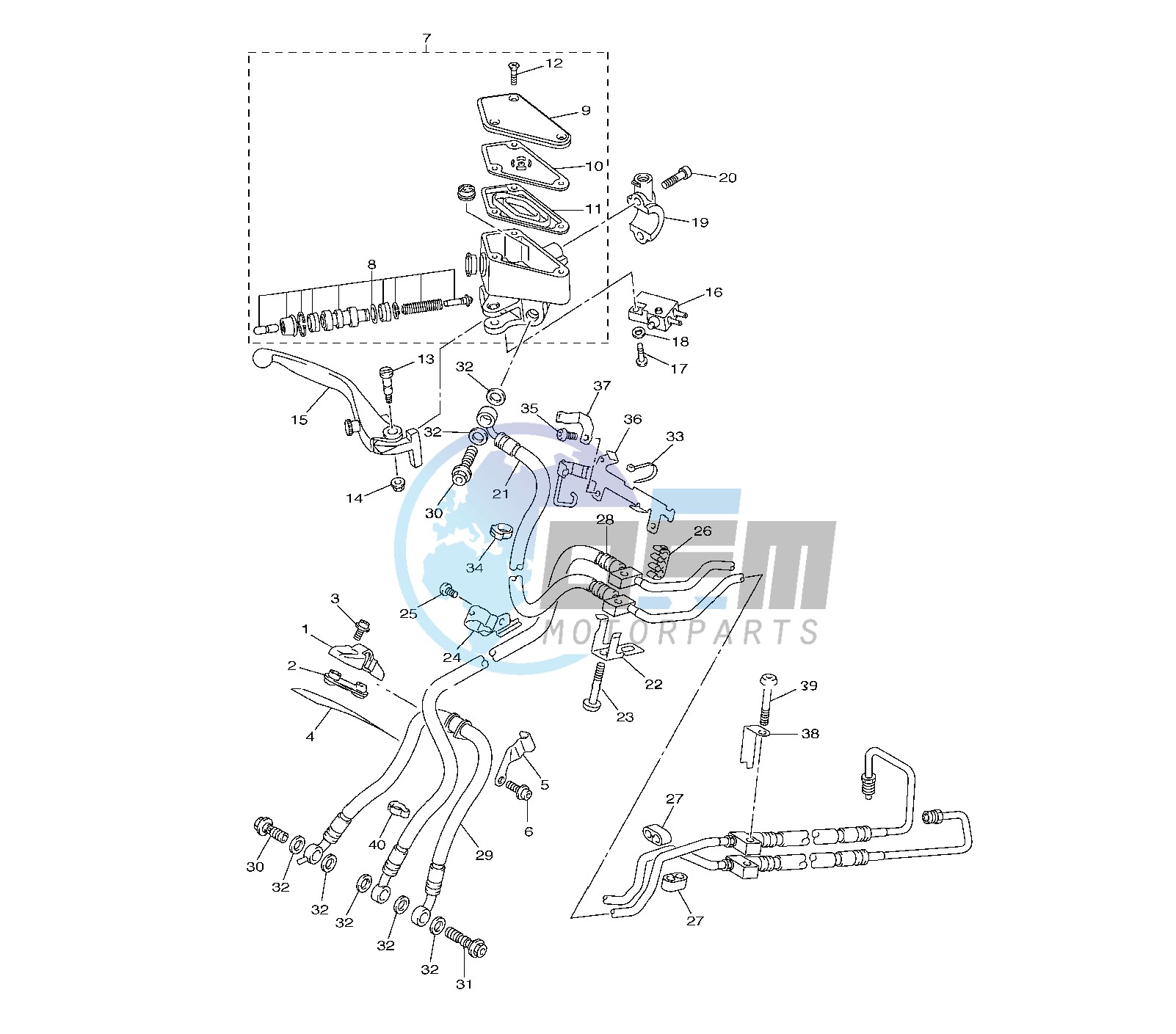 FRONT MASTER CYLINDER