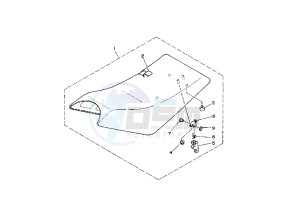 ATV 125 drawing SEAT