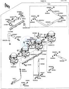 ZX 600 [NINJA 600R] (C3-C7) [NINJA 600R] drawing CARBURETOR