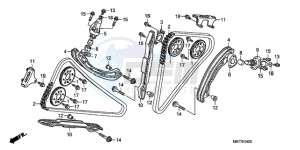 XL1000V9 E / MKH drawing CAM CHAIN/TENSIONER