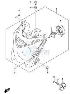 GSX-S1000 A drawing HEADLAMP