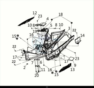 HD 300 (LS30W2Z1-EU) (M2) drawing FLOORPANEL / HD300 (LS30W2Z1-EU) (M2)