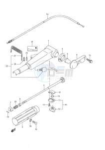 DF 9.9 drawing Tiller Handle