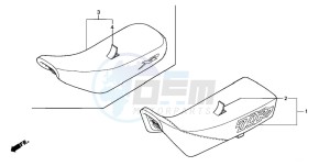 XR70R drawing SEAT