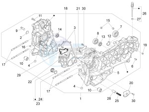 LX 125 4T ie E3 drawing Crankcase