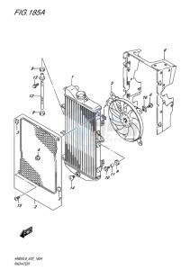 AN650 BURGMAN EU drawing RADIATOR