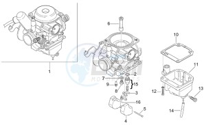 Leonardo 125-150 drawing Carburettor III