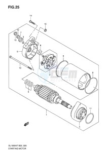 DL 1000 V-STROM EU-UK drawing STARTING MOTOR