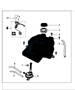 KISBEE A NX drawing TANK AND FUEL PUMP