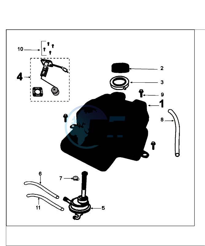 TANK AND FUEL PUMP