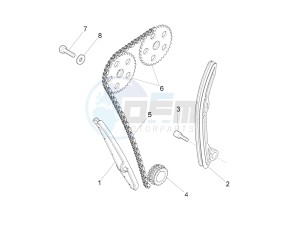 RS4 125 4T drawing Front cylinder timing system