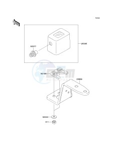 KDX200 H (H6F) 80 H6F drawing METER-- S- -