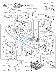 JET SKI STX-15F JT1500AJF EU drawing Hull