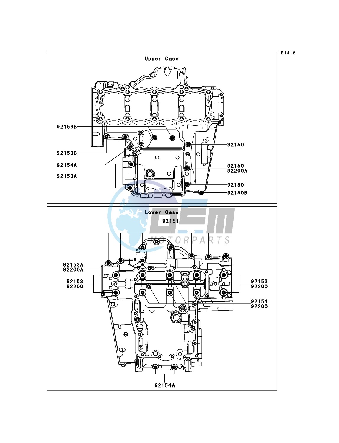 Crankcase Bolt Pattern